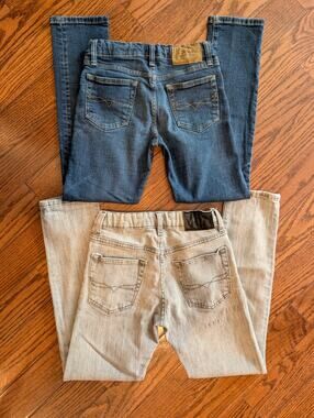 Polo Ralph Lauren Boys Bottoms, The Sullivan Grey & Dark Wash Slim Jeans, Sz 12